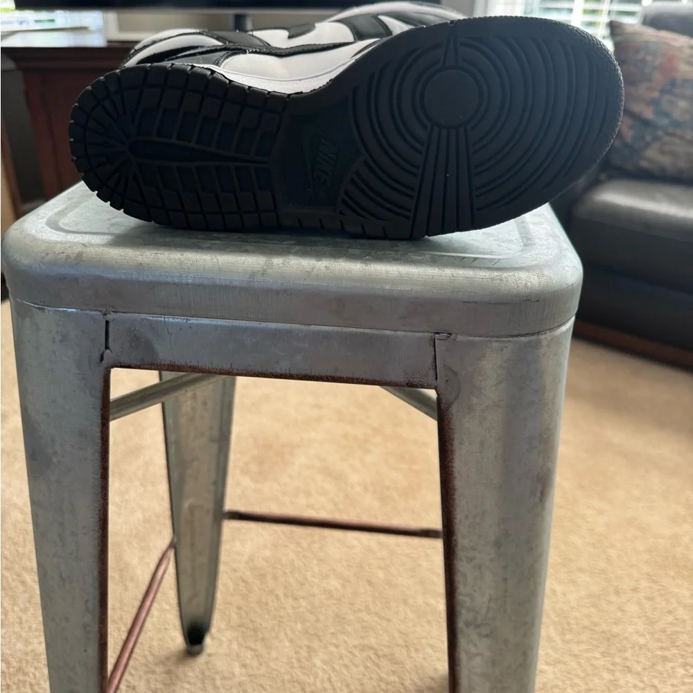 Nike Dunk Low Retro White Black Panda Kids 7Y DD1503-101 Shoes Sneakers - Picture 5 of 7